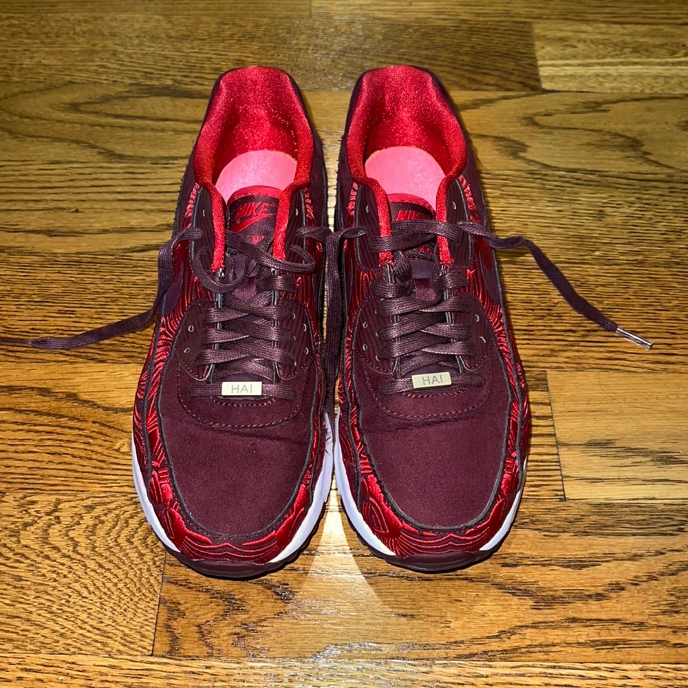 Nike Air Max 90 Ultra LOTC QS Shanghai Women's Shoes Night Maroon/Gym Red Sz 7.5
